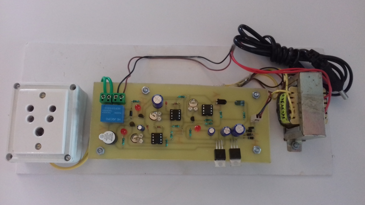 Coin Insertion Mobile Charger Circuit Diagram