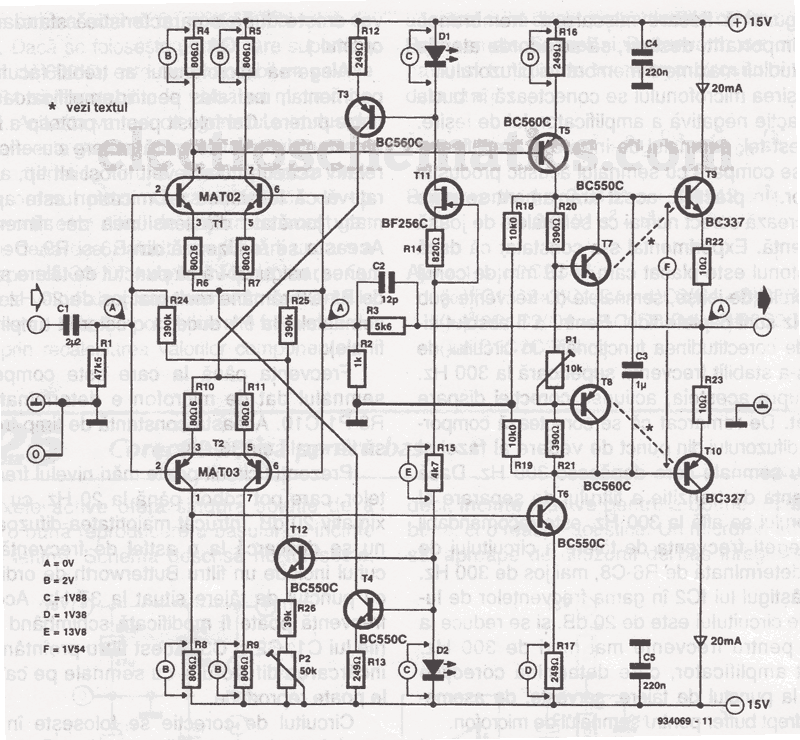 Audio Preamplifiers Projects and Circuit