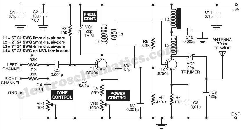1kw Fm Transmitter Circuit Diagram