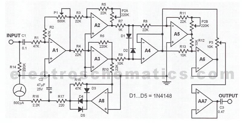 Audio Sound Effects Circuit - ElectroSchematics.com