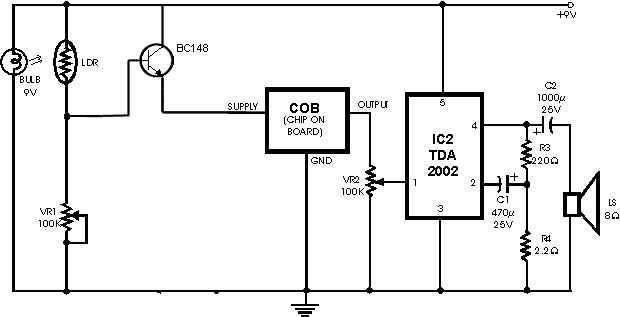 Smoke Detector Circuit - ElectroSchematics.com