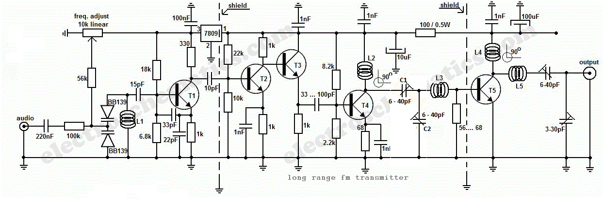 Long Range FM Transmitter - ElectroSchematics.com
