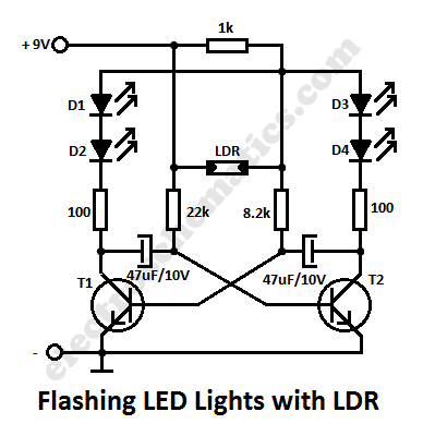 Flashing Led Sign Circuit Diagram