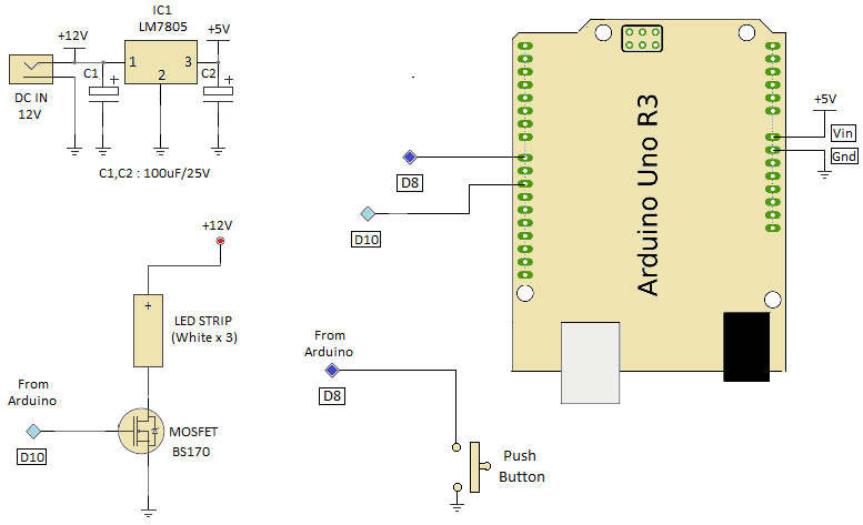 Arduino Camping Led Light With Dimmer