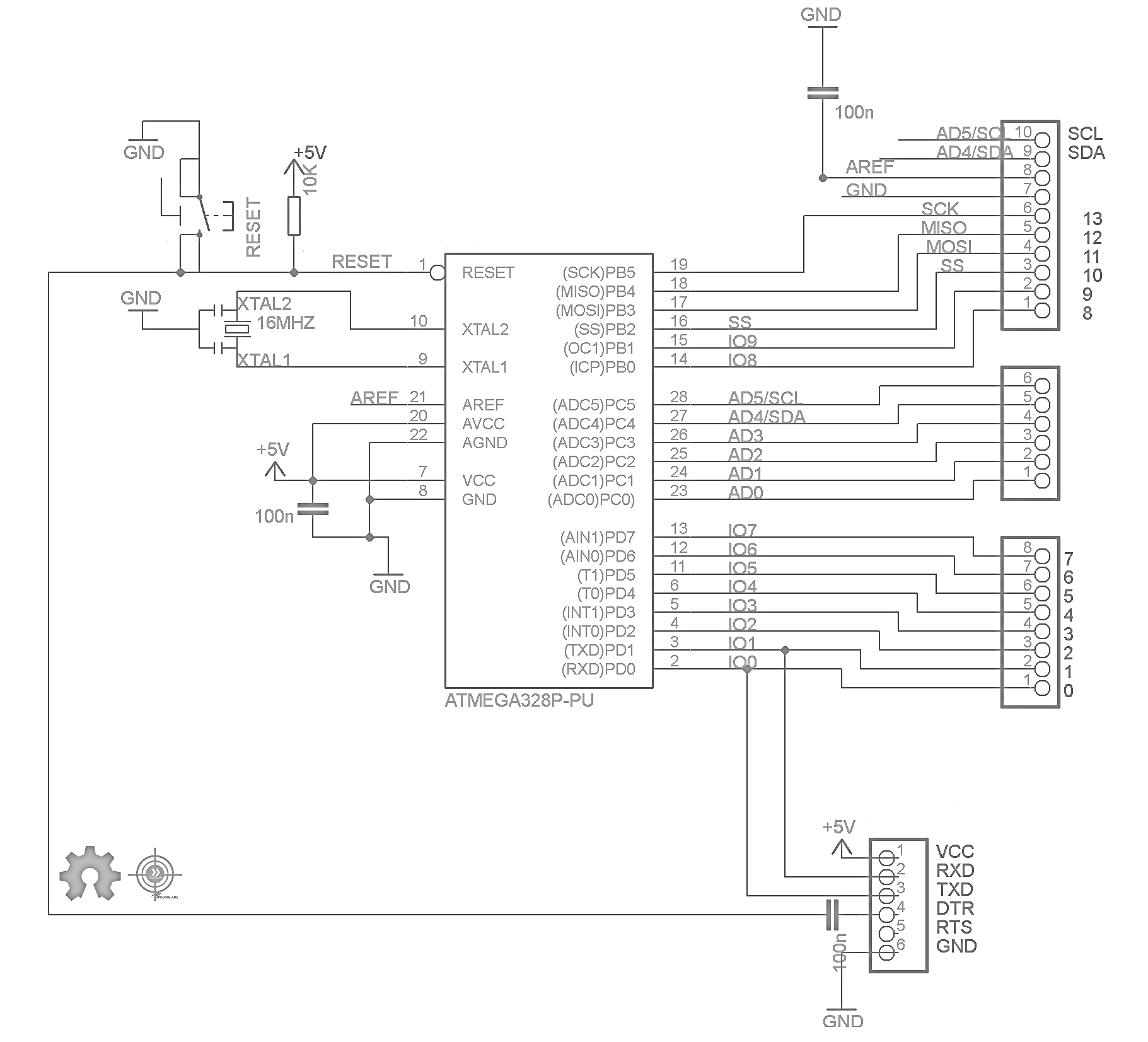 Eliminator Blog: Arduino Board Schaltplan