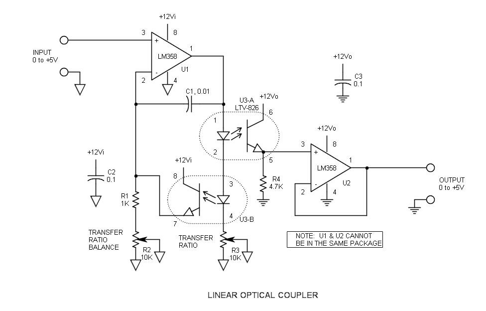Dc Isolation Amplifier Circuit Diagram - Circuit Diagram