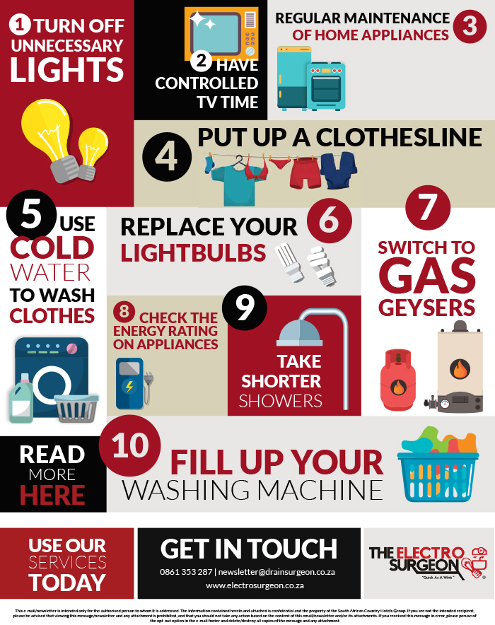 10 Tips to save on electricity The Electro Surgeon