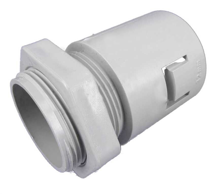 32mm Corrugated Electrical Conduit Clip Adaptor Fitting PVC