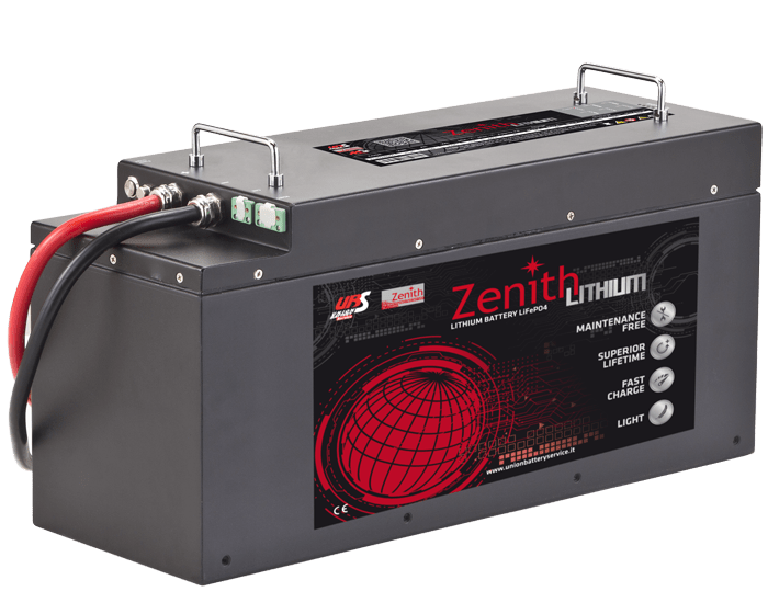 Batteria Zenith Al Litio 24V 50Ah LiFePO4
