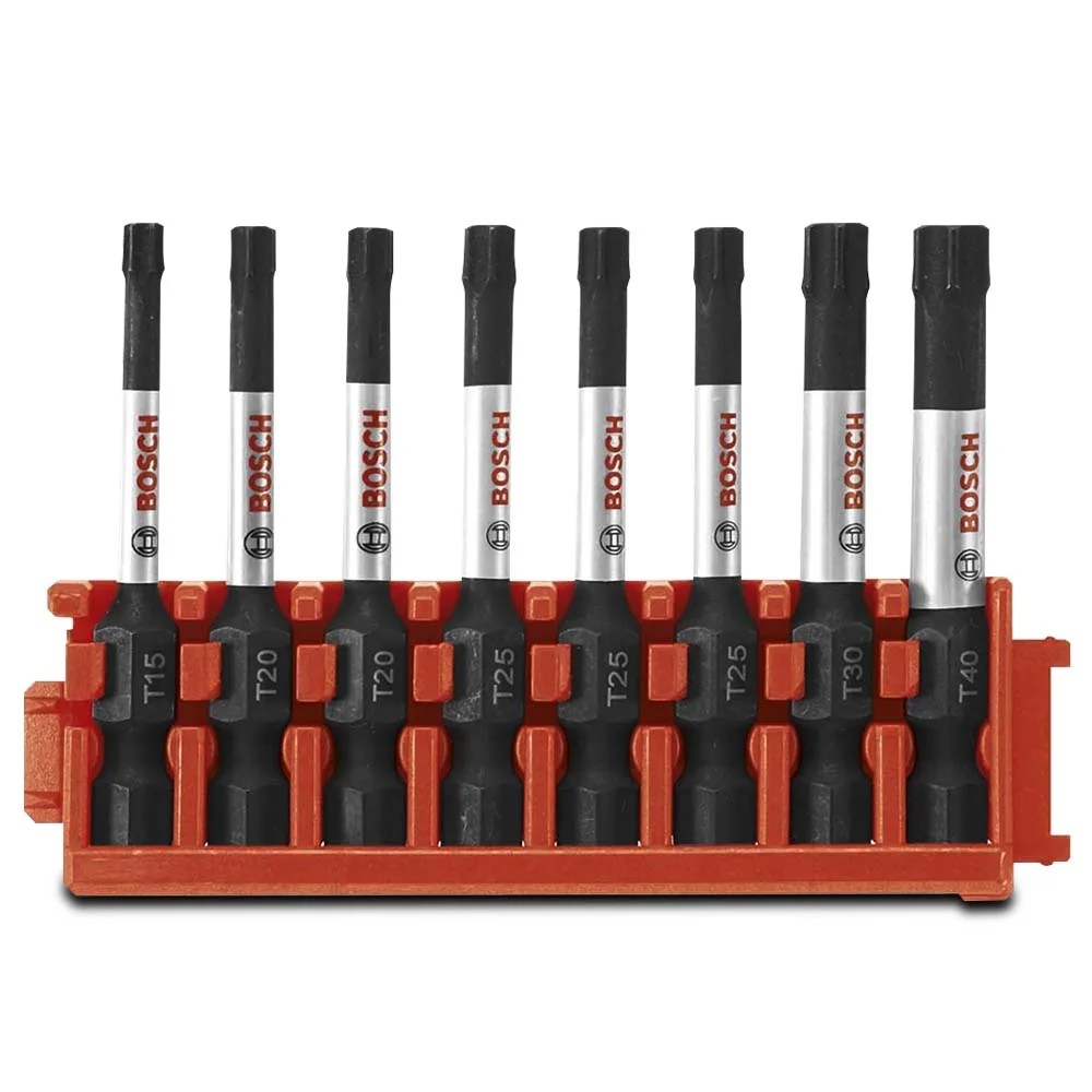 8 x Bosch Impact Modular Torx Screwdriver Drill Bit Set