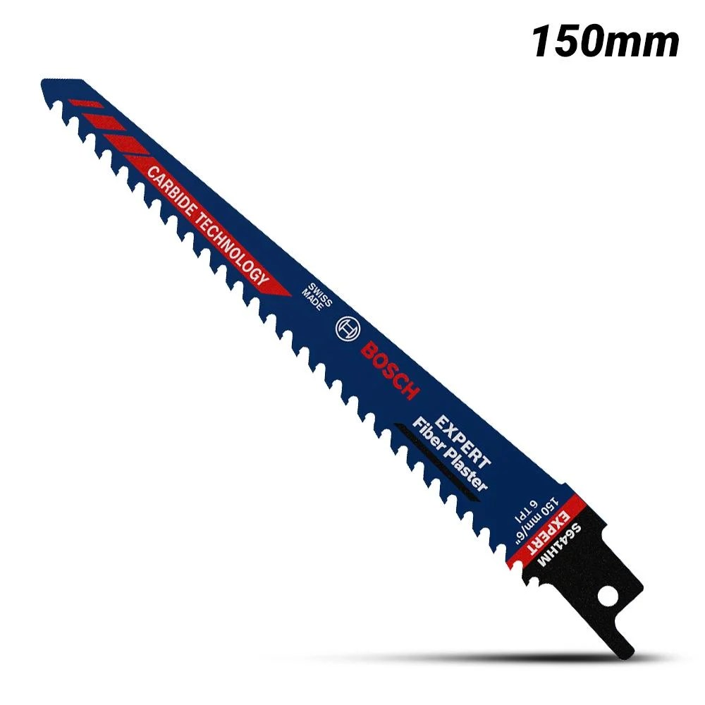 Bosch 150mm (6”) 6TPI Fiber Plaster HM Reciprocating Saw Blade
