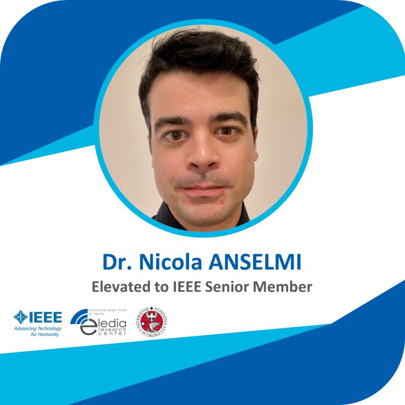 Dr. Nicola ANSELMI Elevated to IEEE Senior Member