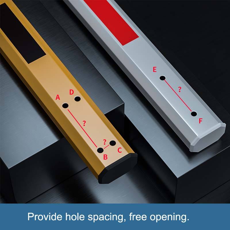 Security OEM ODM Aluminum Telescopic Boom Barrier Gate Retractable Arm