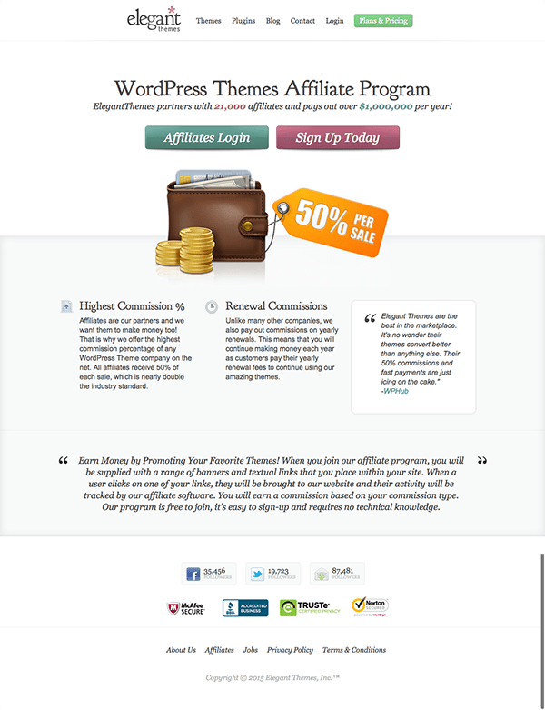 How to Create Your Own Affiliate Program with WordPress Elegant