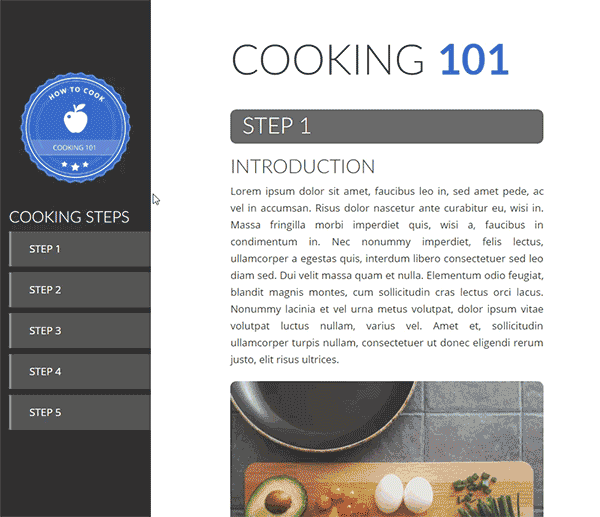 How to Build a Responsive Fixed Sidebar with Smooth Scrolling Anchor