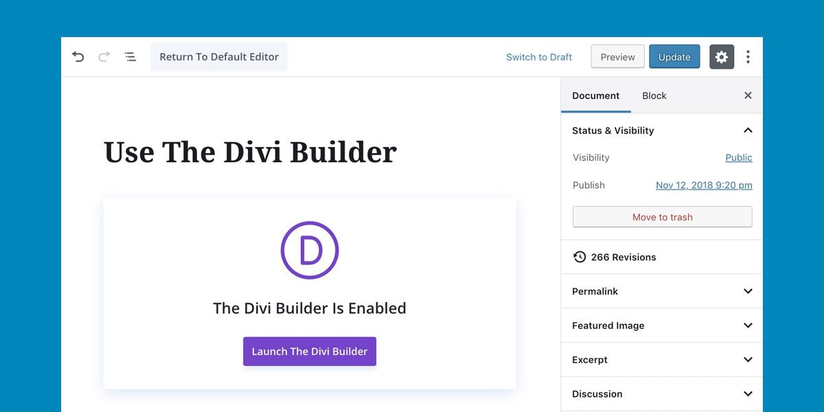 Divi And WordPress 5.0 Elegant Themes Blog