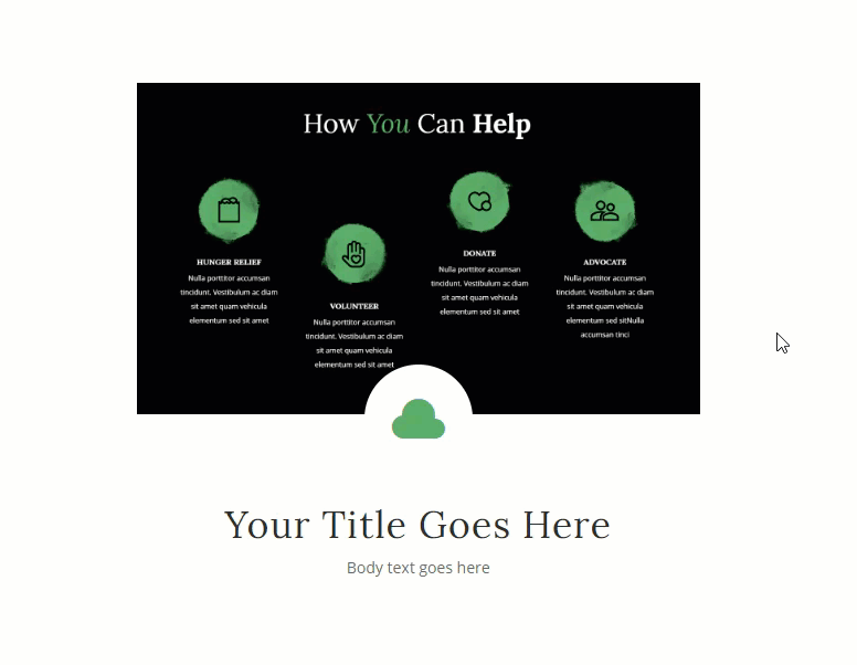 How to Switch a Background Image with an Animated Gif on