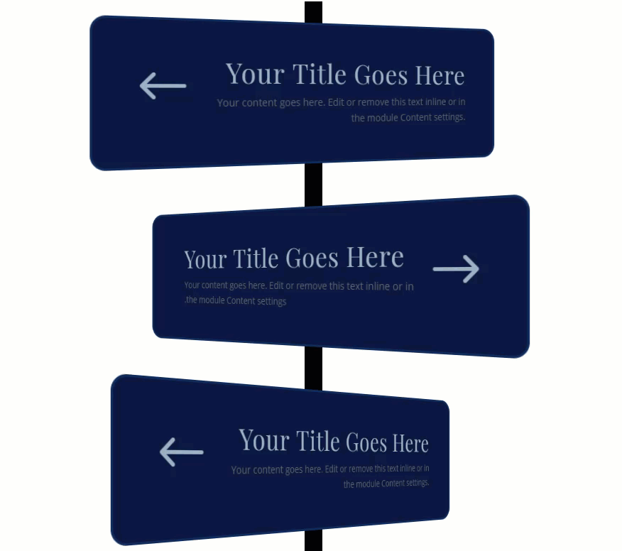 How to Create a 3D Sign Post with Hover Effects in Divi