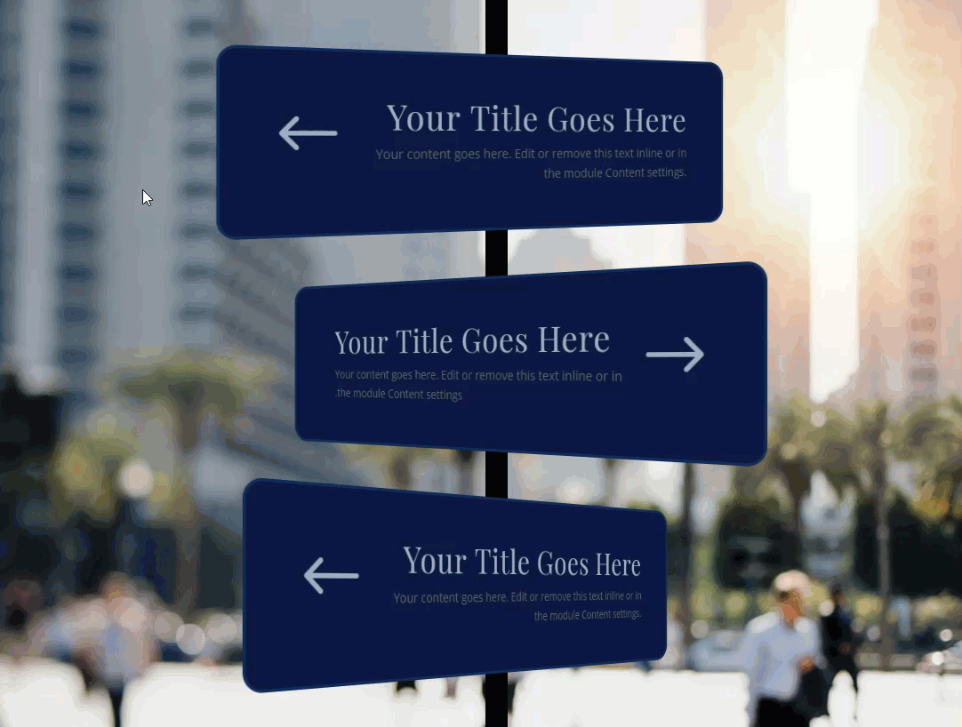 How to Create a 3D Sign Post with Hover Effects in Divi