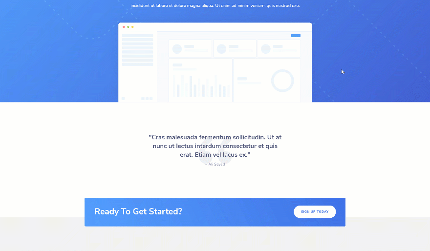 How to Create Beautiful Footer Scroll Reveals Below Divi’s Section