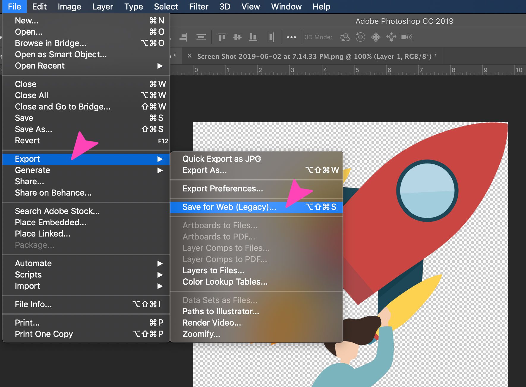 How To Save Transparent Background In Photoshop
