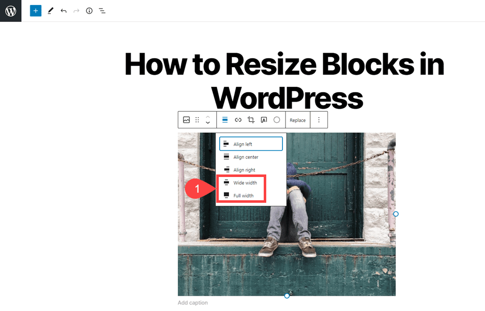 How to Resize Blocks in WordPress