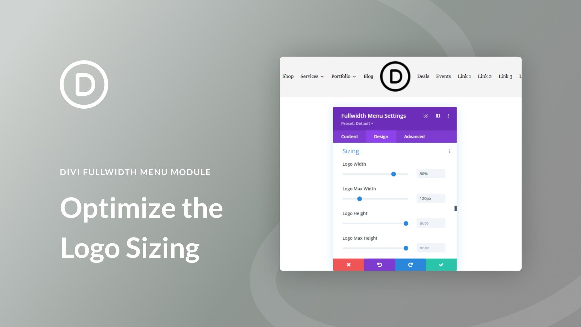 How to Optimize Your Responsive Logo Sizing in Divi's Fullwidth Menu Module