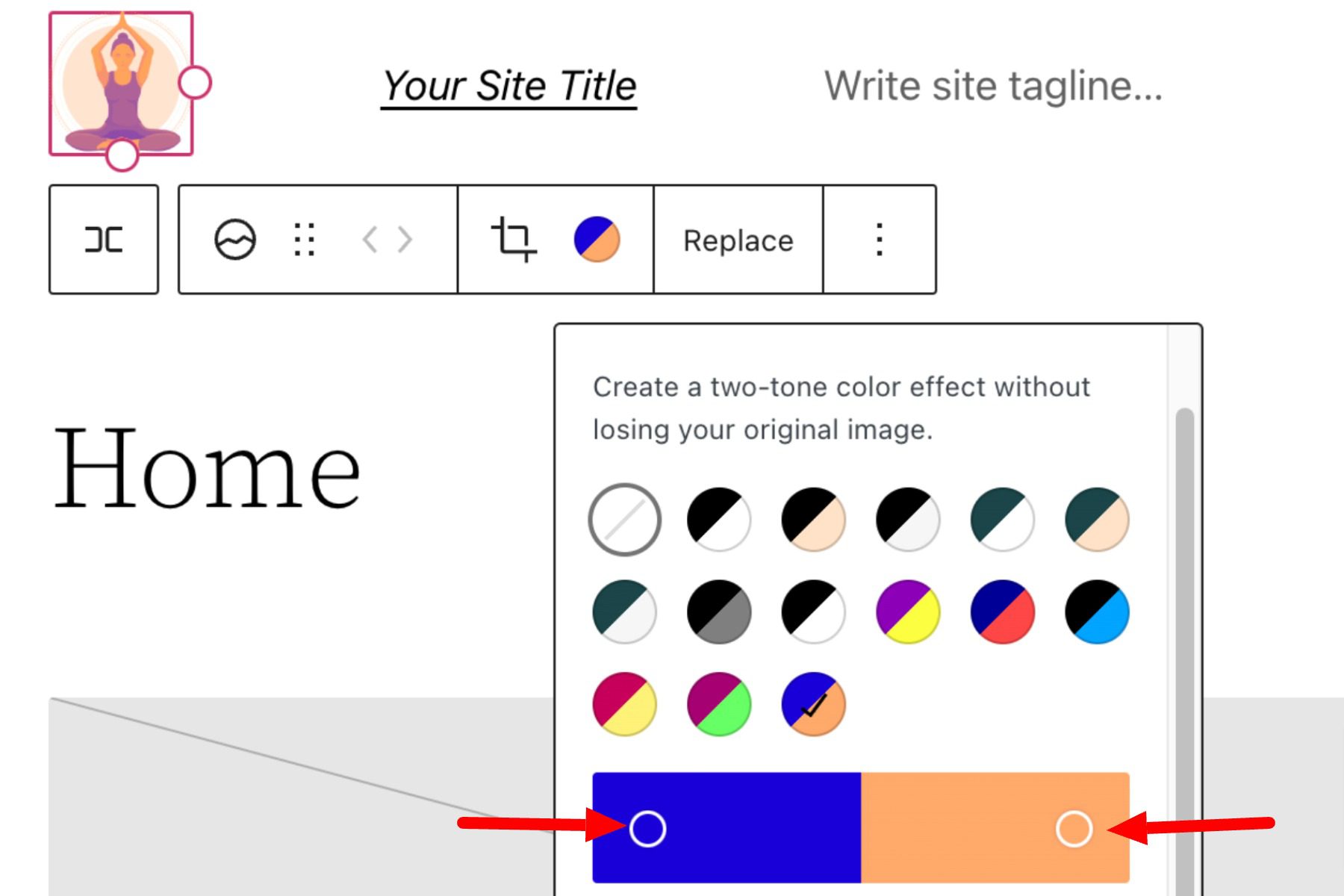 How to Use the WordPress Site Logo Block