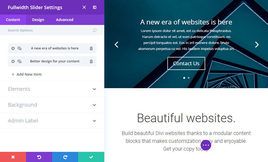 The Divi Fullwidth Slider Module eConcepts  Solutions