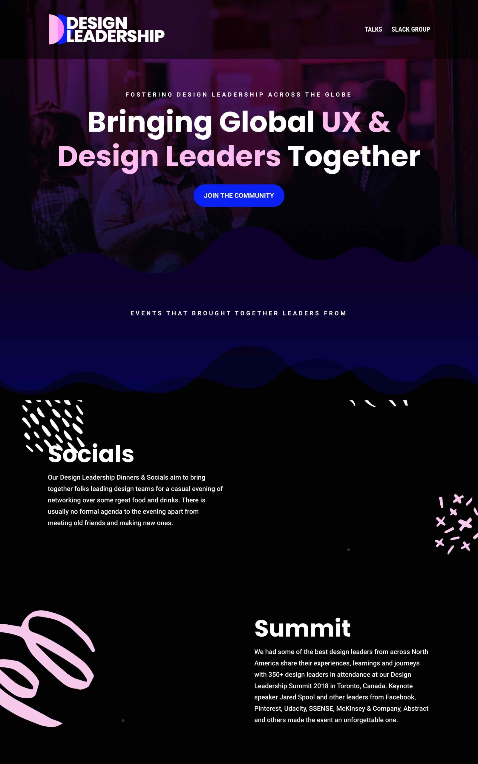 Design Leadership Divi site Example Divi Showcase