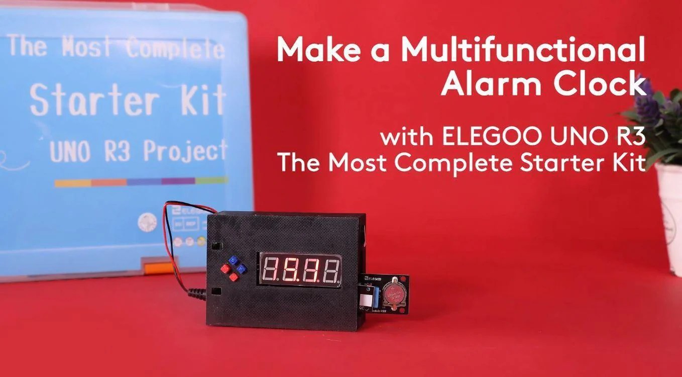 Tutorial Multifunctional Alarm Clock with Arduino ELEGOO Official