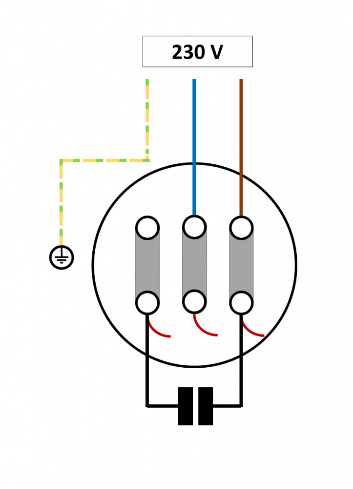 Schaltplan Elektromotor