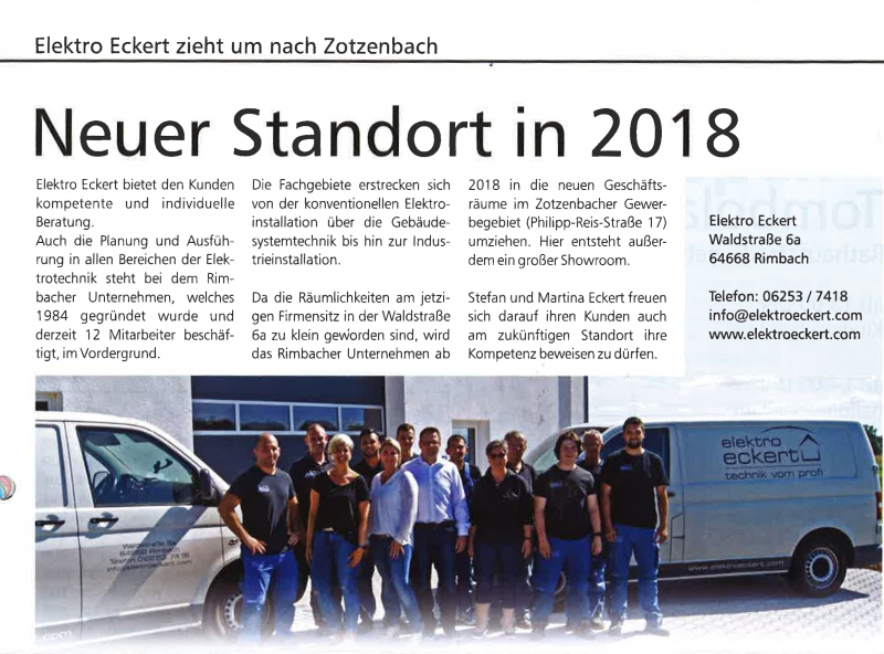 Aktuelles & News Eckert Elektrotechnik