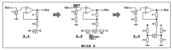 Operationsverstärker II (gain, dcoffset, LeadKompensation, Bandgap