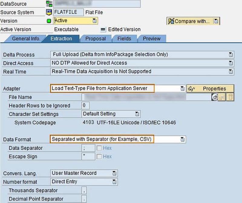 Load flat files from FTP server into SAP BW