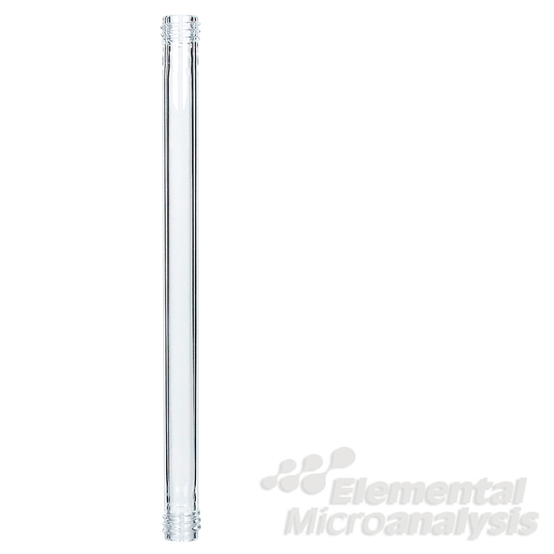 Glass tube with thread, straight, (without connectors) 402881.203