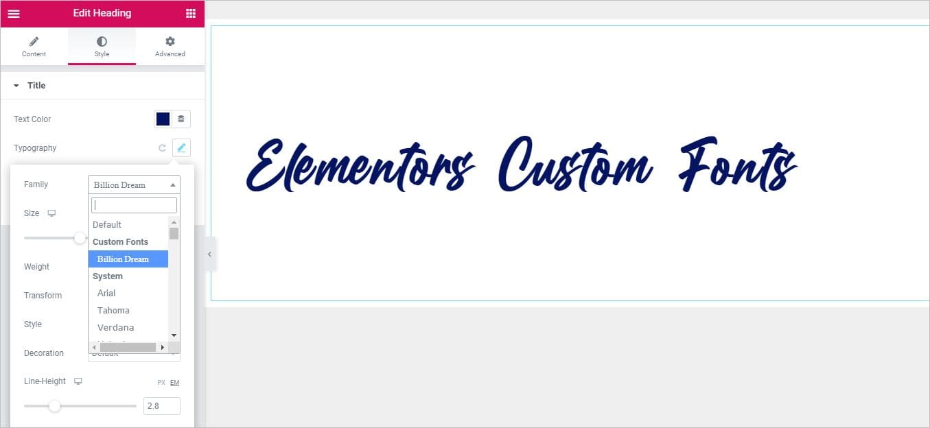 3 Simple Steps To Add Custom Fonts In Elementor