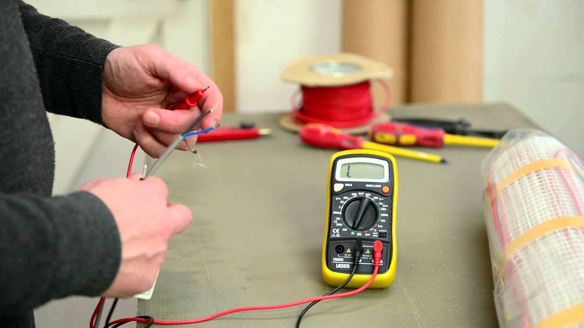 Testing and Commissioning your Electric Underfloor Heating Element Shop