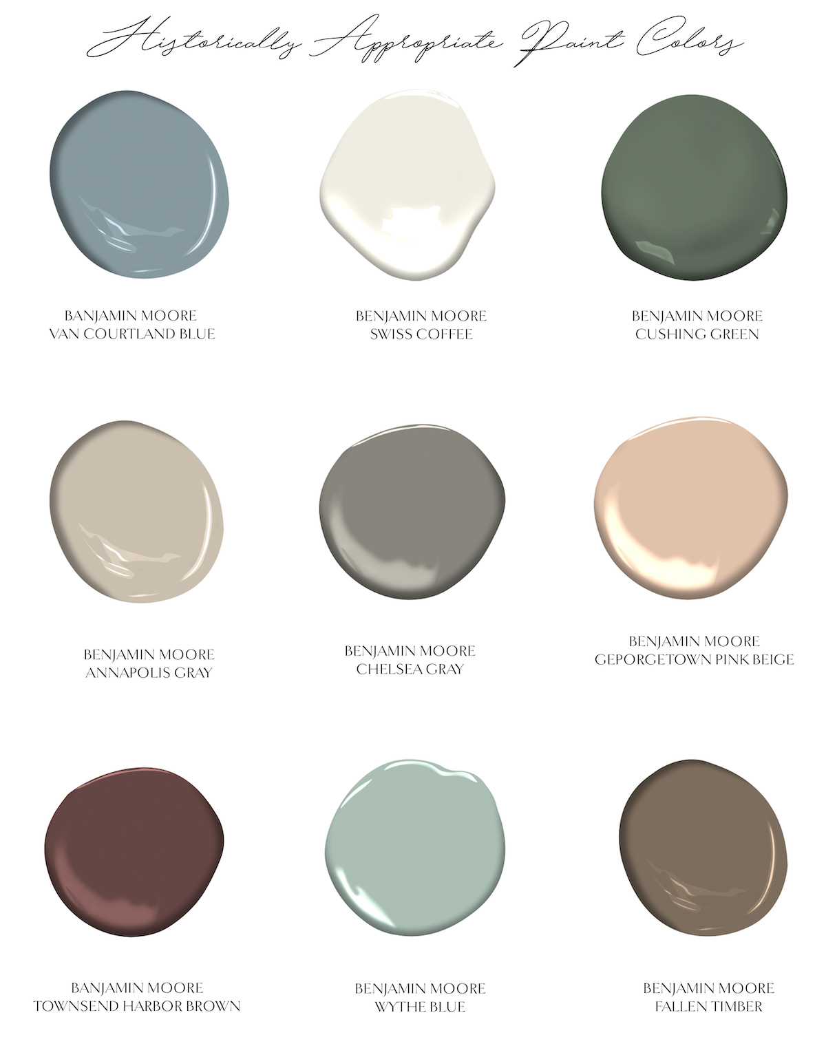 Historic Paint Colors — Elements of Style Blog