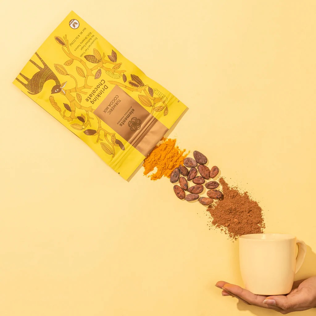 Turmeric Drinking Hot Chocolate Mix Elements Truffles