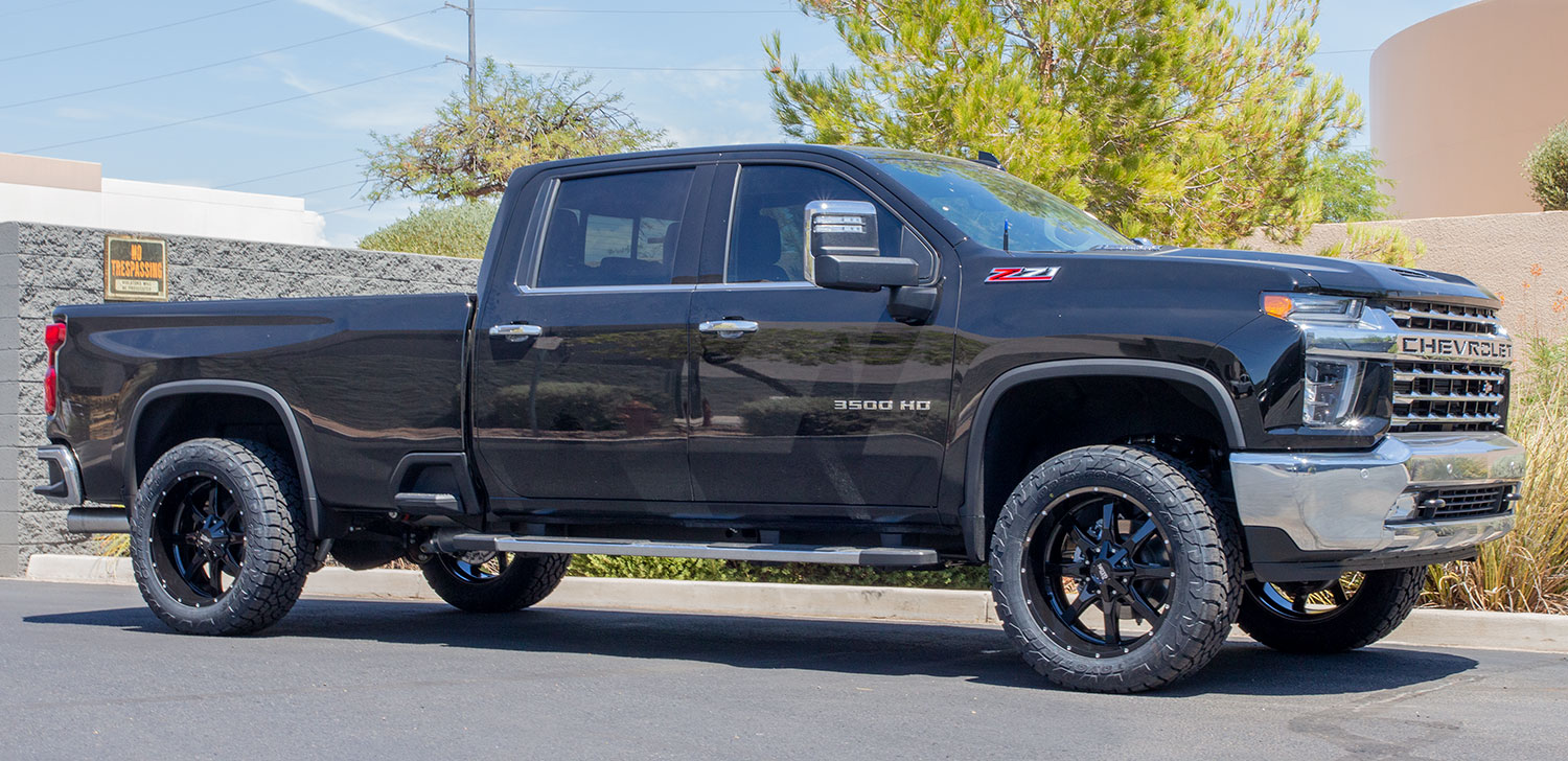 Chevrolet Silverado 2500 Wheels Custom Rim and Tire Packages