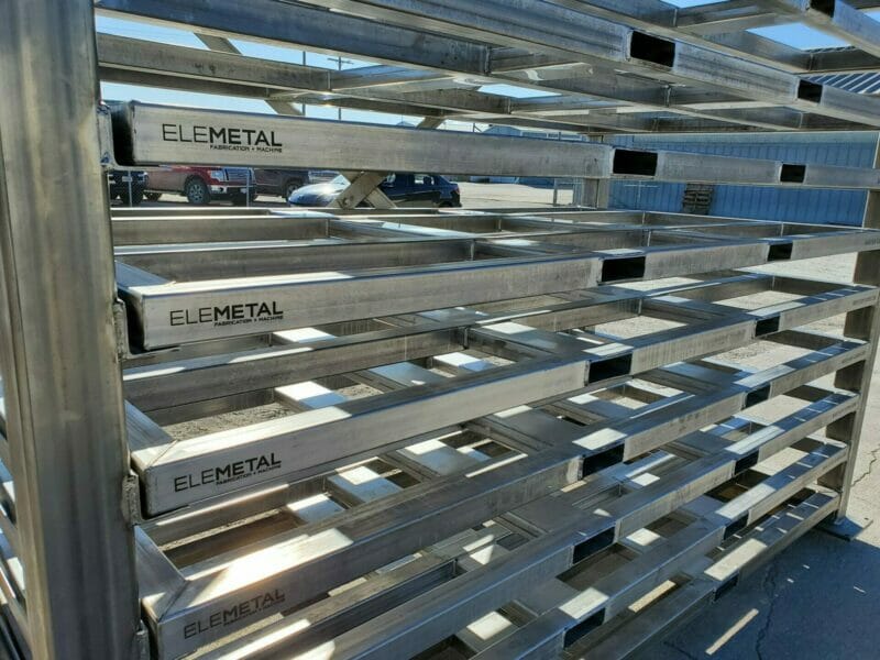 Metal Storage Rack EleMETAL Fabrication and Machine
