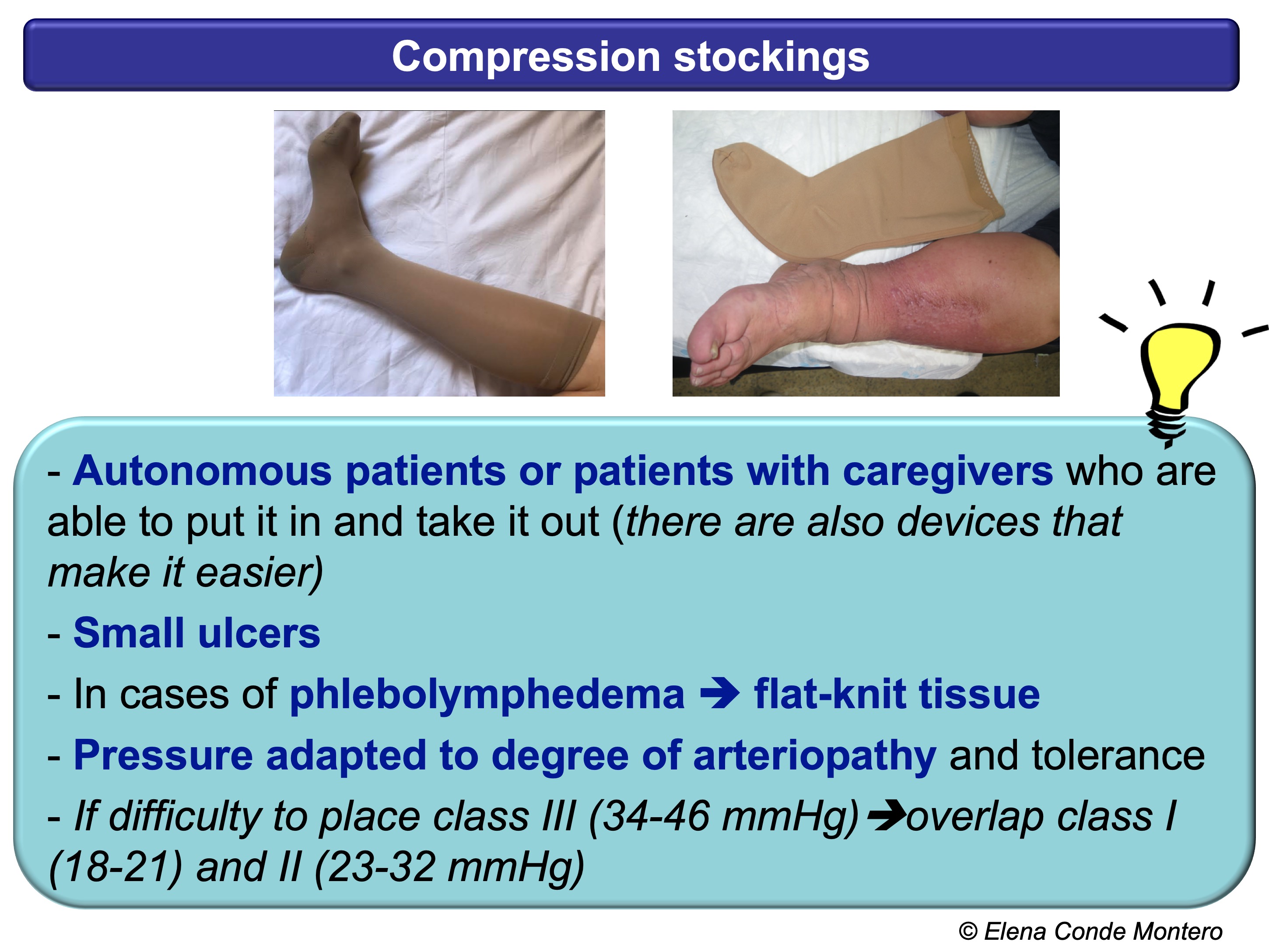 What type of compression therapy to choose in each situation?