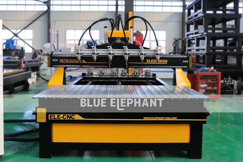Multi Spindles CNC Router Machine with 6 Spindle