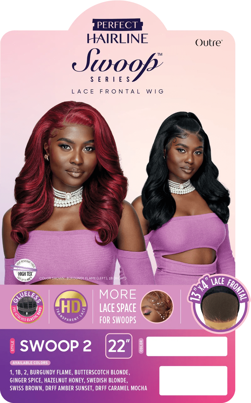 Outre Perfect Hairline Swoop Series Frontal Lace 13"x 4" HD Transparent