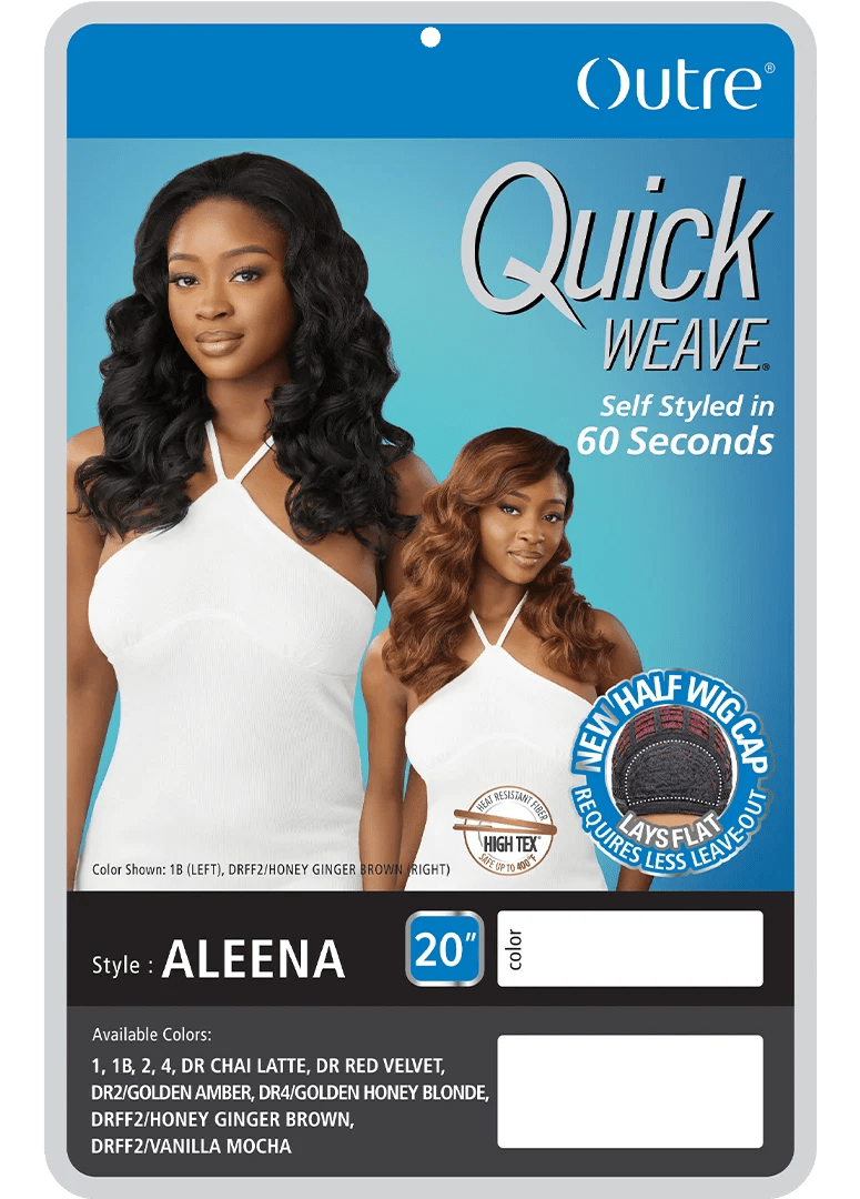 Outre Quick Weave Half Wig Cap Aleena Elevate Styles