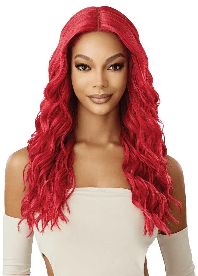 Outre Synthetic Glueless HD Transparent Lace Front Wig Lexa Elevate