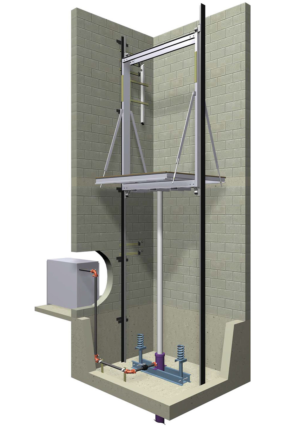 Passenger InGround Hydraulic Elevators Nationwide Lifts