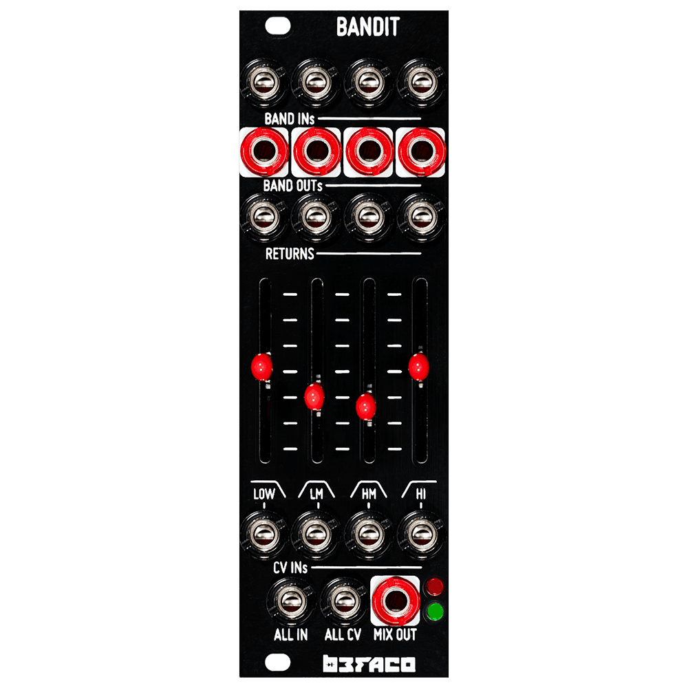 Befaco Bandit Eurorack Multi Band Mixer Filter Module Elevator Sound