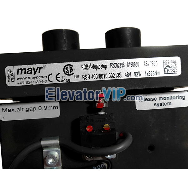 mayr RSR 400/8010.00213S OTIS Elevator Traction Machine Disc Brake 48V